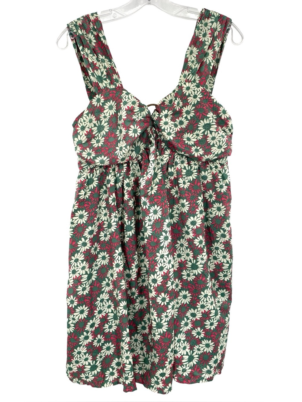 Entro Daisy Print Floral Babydoll Sun Dress Size Medium
